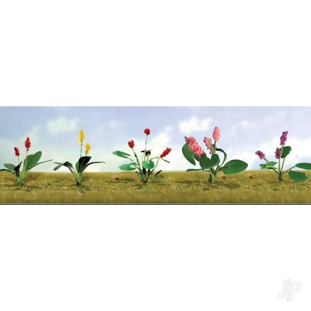 JTT Assorted Flower Plants 3, O-Scale, (10 per pack) 95562
