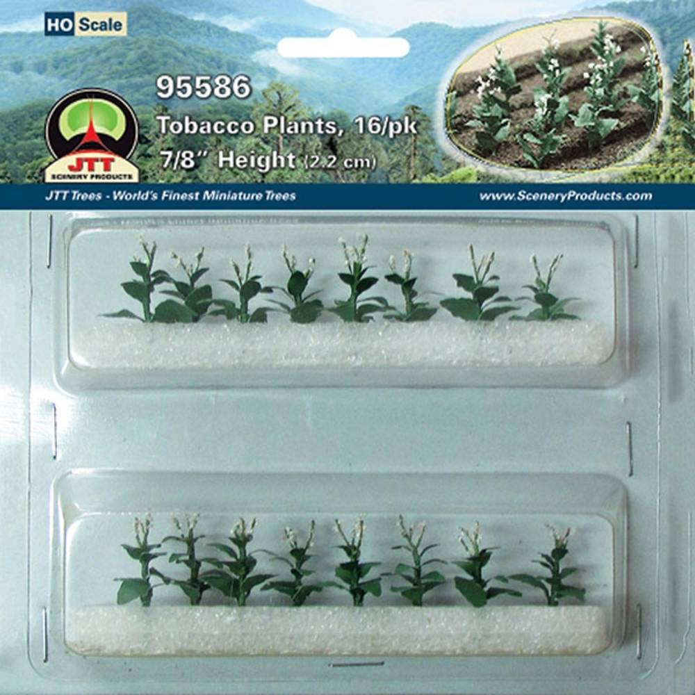 JTT Tobacco Plants, HO-Scale, (16 per pack) 95586