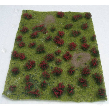 JTT Flowering Meadow Red, 5x7in, Sheet 95604