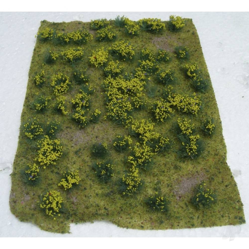 JTT Flowering Meadow Yellow, 5x7in, Sheet 95605