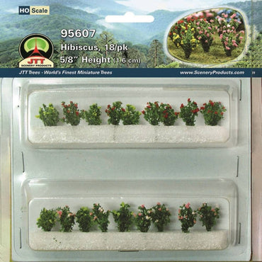JTT Hibiscus, HO-Scale, (18 per pack) 95607