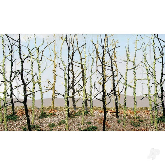 JTT Woods Edge Trees, Bare Green, HO-Scale, (14 per pack) 95629