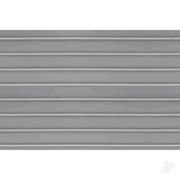 JTT Ribbed Roof, HO-Scale, 1:100, (2 per pack) 97407
