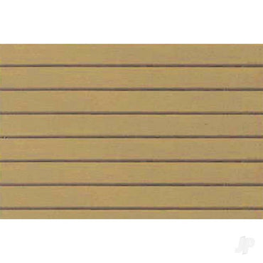 JTT Clapboard Siding, 1:100, HO-Scale, (2 per pack) 97413