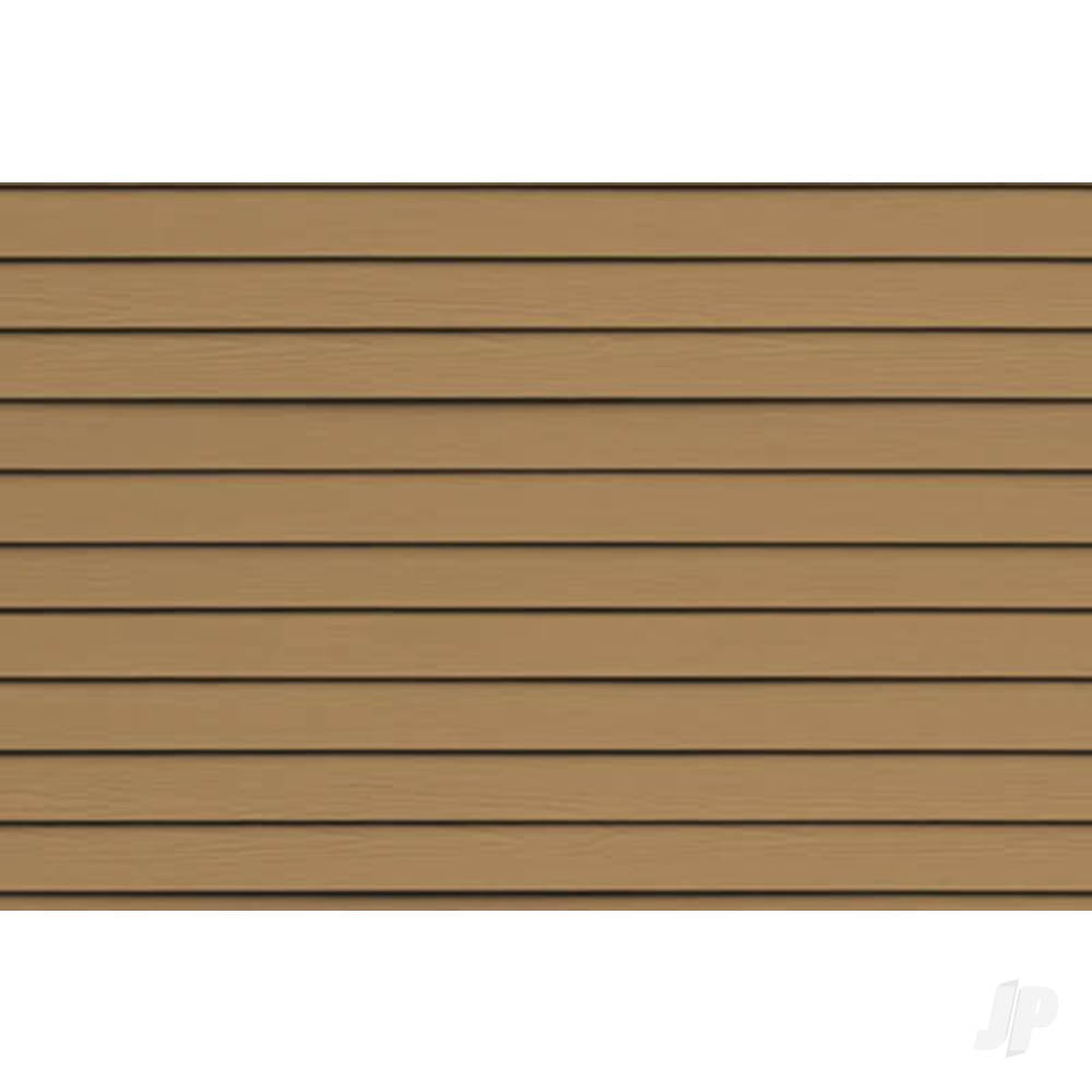 JTT Clapboard Siding, 1:100, HO-Scale, (2 per pack) 97413