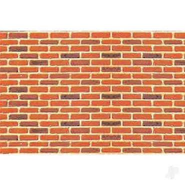 JTT Brick, HO-Scale, 1:100, (2 per pack) 97422