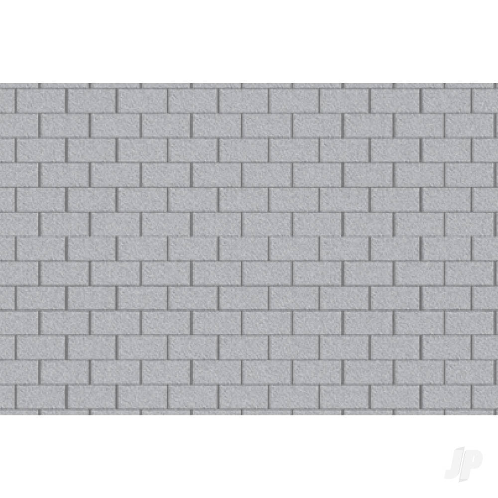 JTT Concrete Block, 1:100, HO-Scale, (2 per pack) 97425