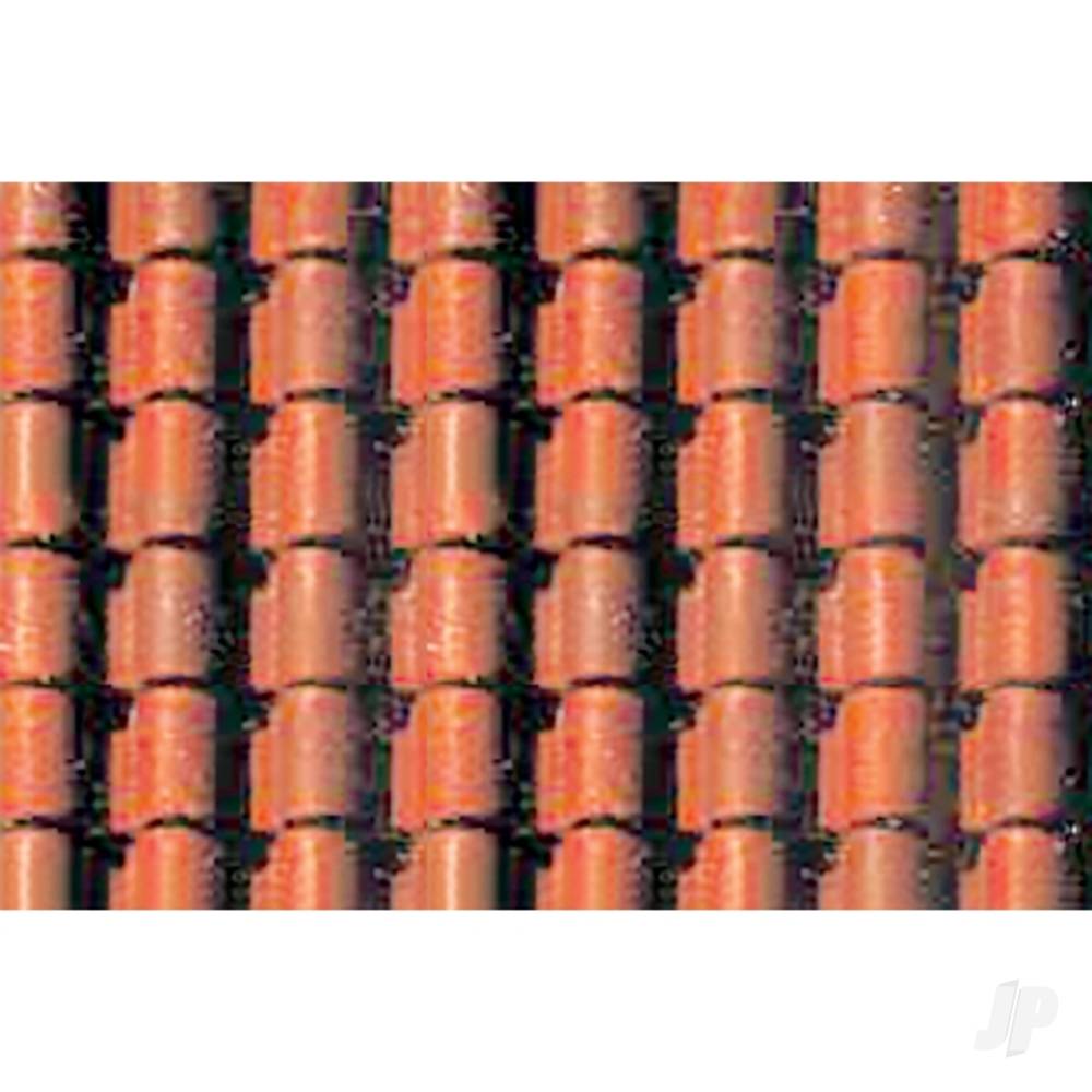 JTT Spanish Tile, 1:48, O-Scale, (2 per pack) 97435