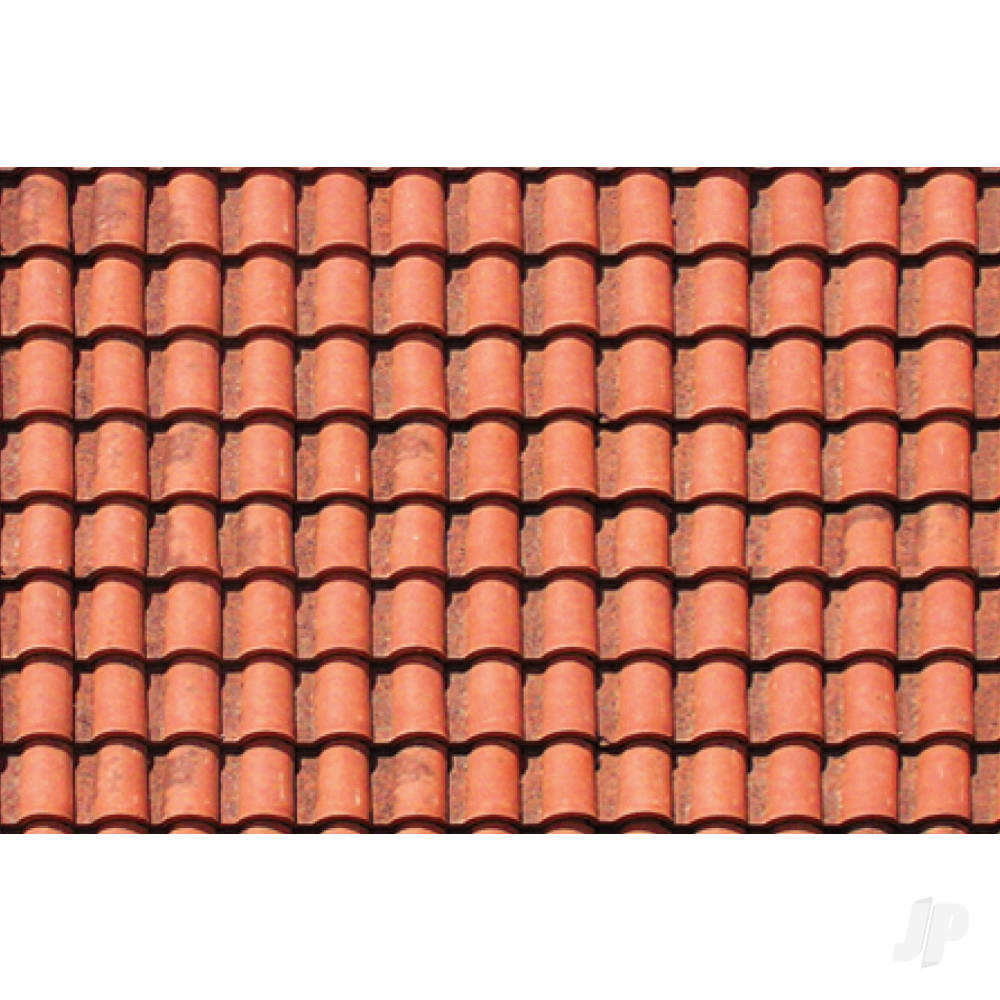 JTT Spanish Tile, 1:48, O-Scale, (2 per pack) 97435