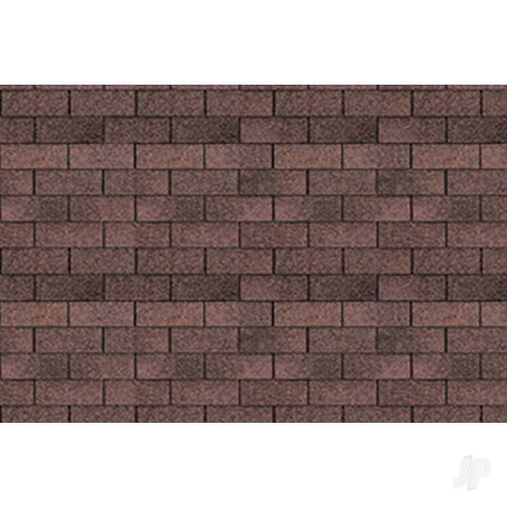 JTT Asphalt Shingle, 1:100, HO-Scale, (2 per pack) 97440