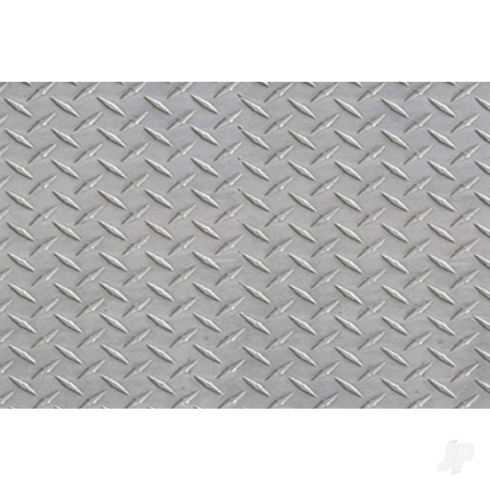 JTT Diamond Plate, 1:16, Live Steam Scale, (2 per pack) 97451