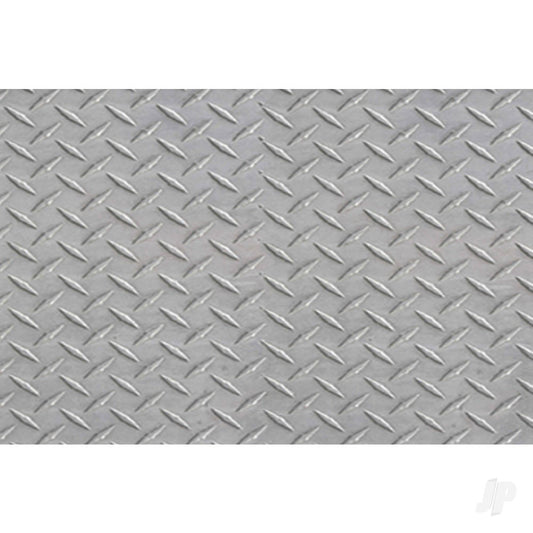JTT Diamond Plate, 1:16, Live Steam Scale, (2 per pack) 97451