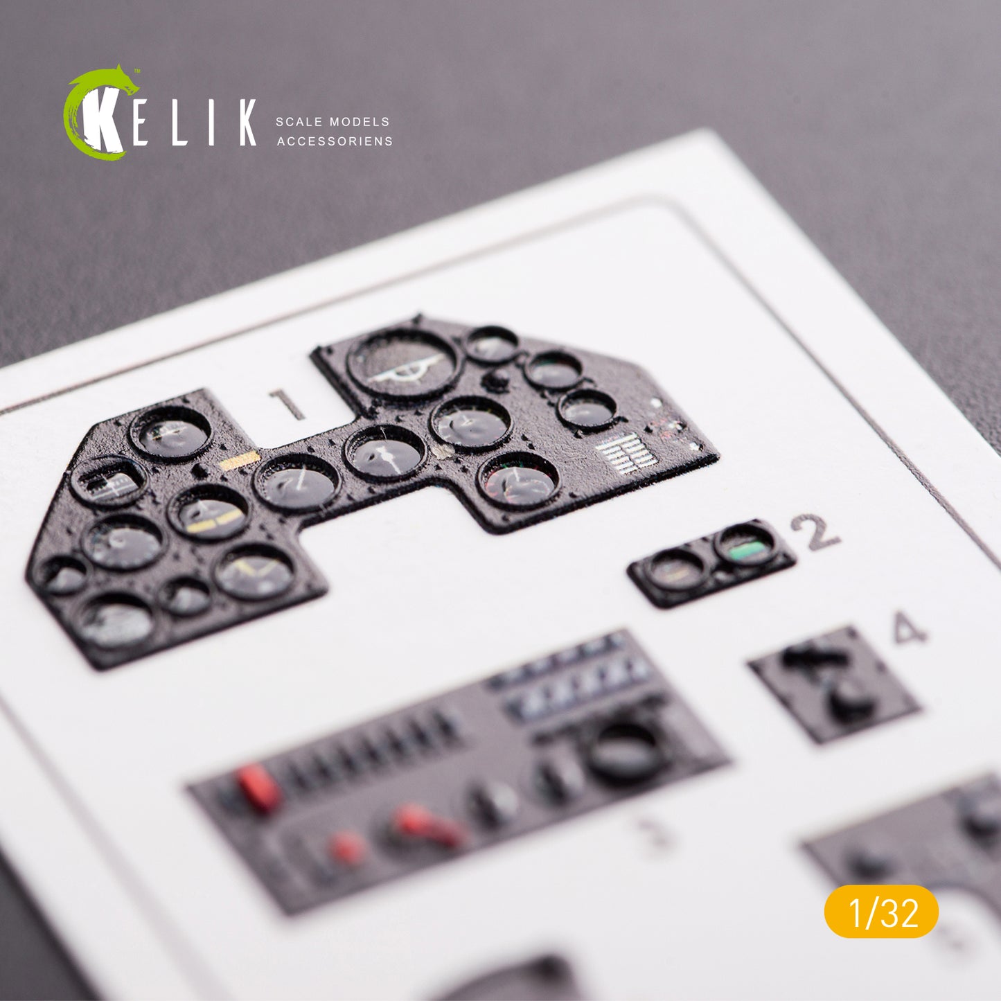 Kelik K3D32002 1:32 Curtiss P-40N Warhawk interior