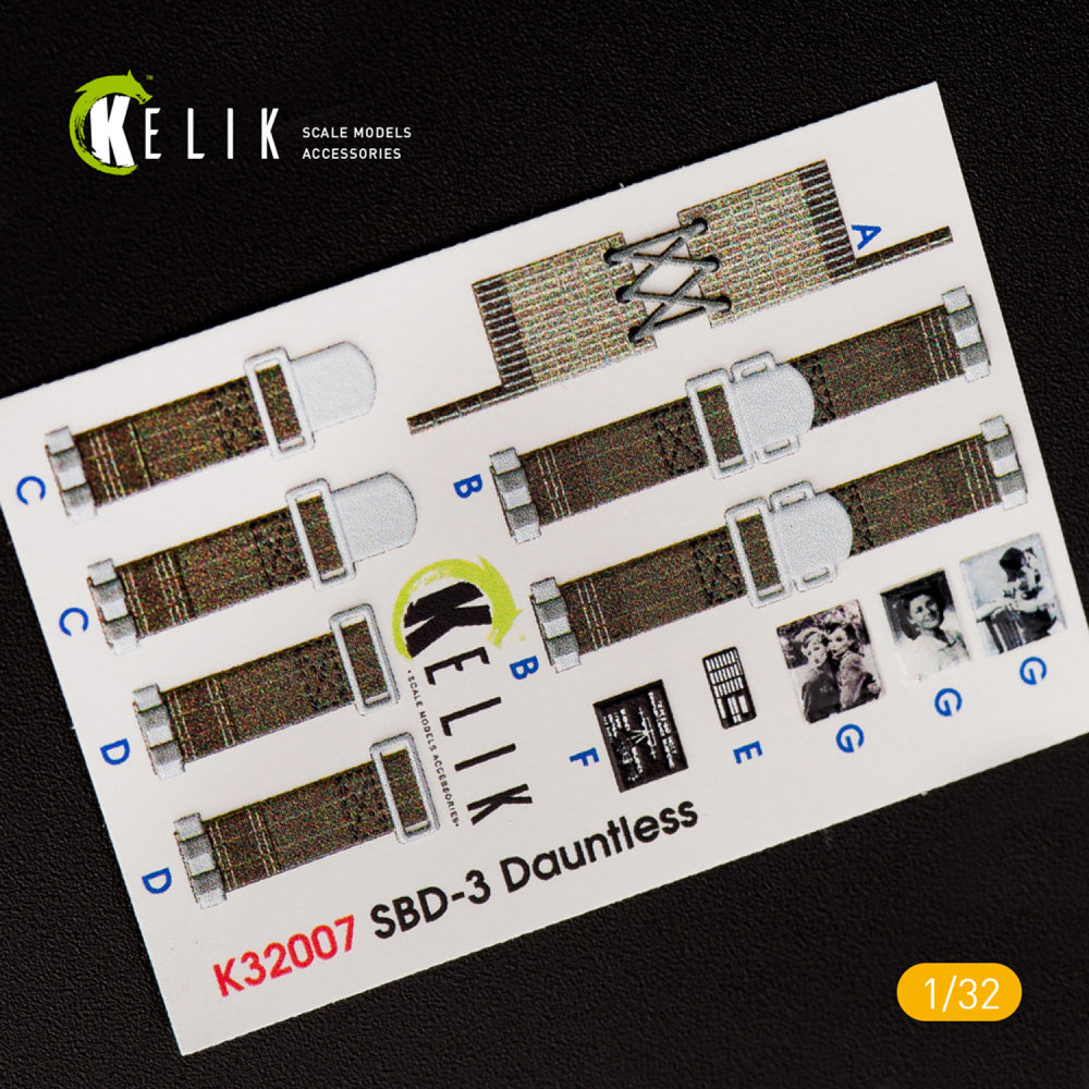 Kelik K3D32007 1:32 Douglas SBD-3 Dauntless interior