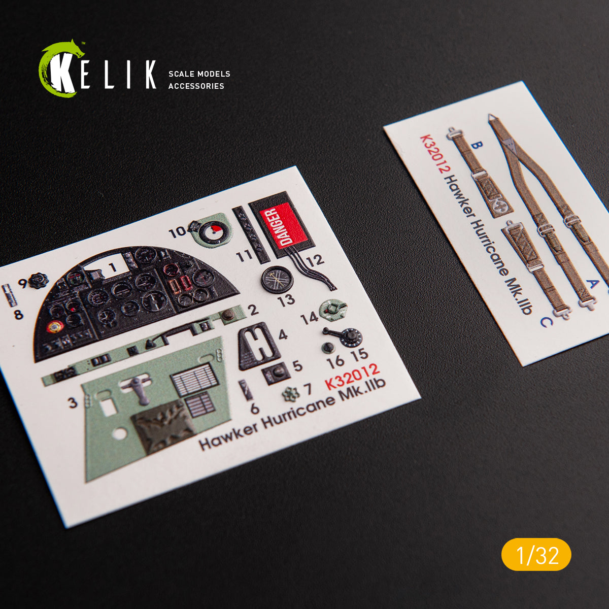 Kelik K3D32012 1:32 Hawker Hurricane Mk.IIB