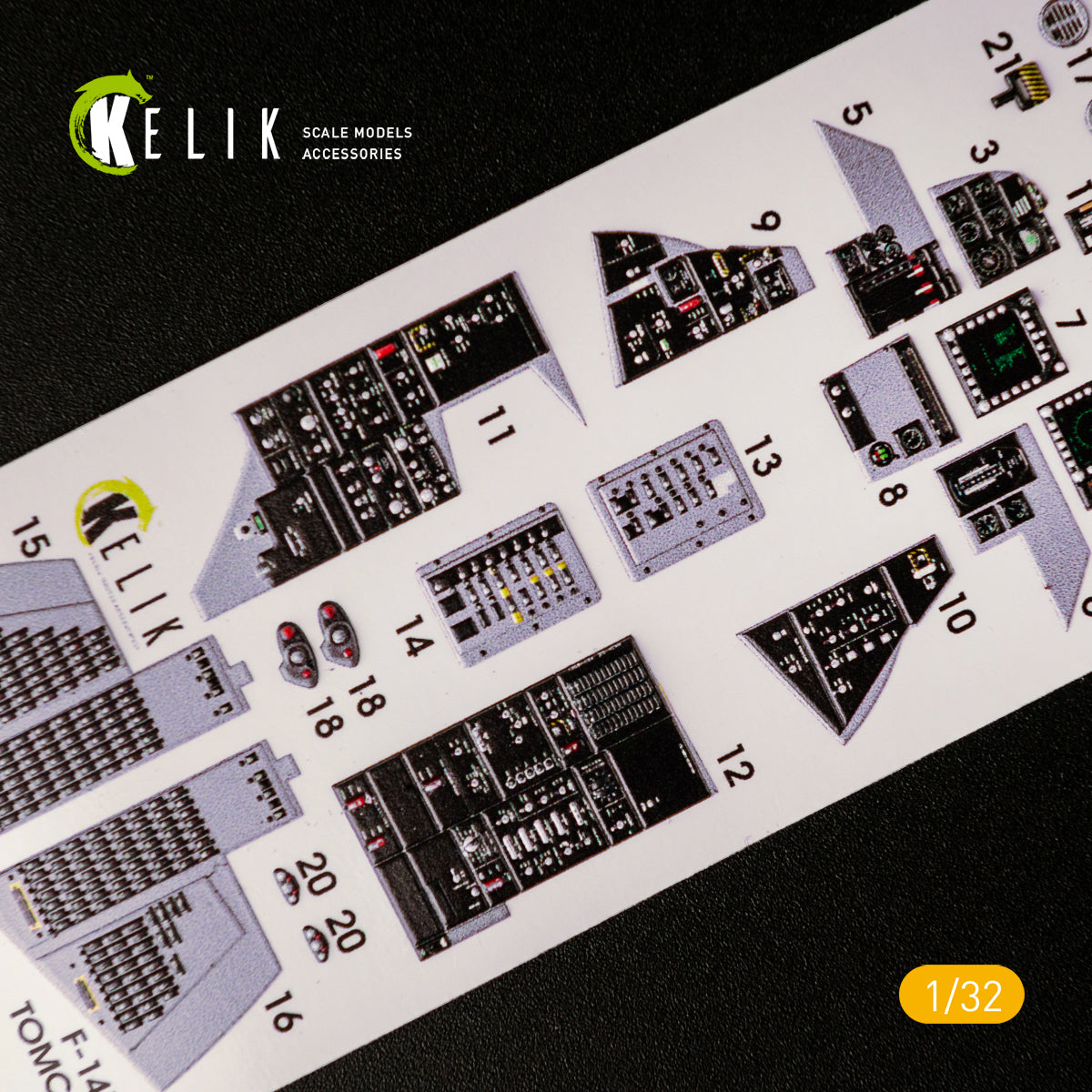 Kelik K3D32014 1:32 Grumman F-14D Super Tomcat