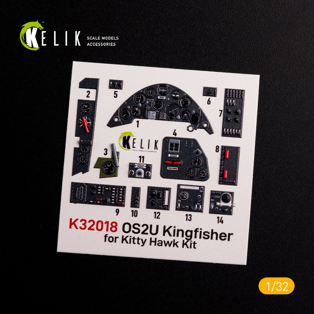 Kelik K3D32018 1:32 Vought OS2U Kingfisher