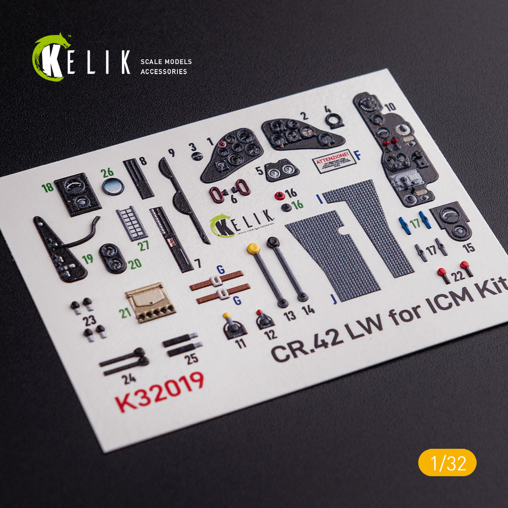 Kelik K3D32019 1:32 Fiat CR.42 LW