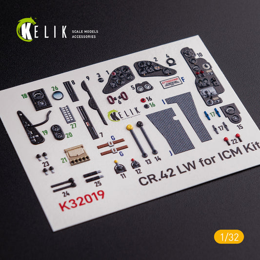 Kelik K3D32019 1:32 Fiat CR.42 LW