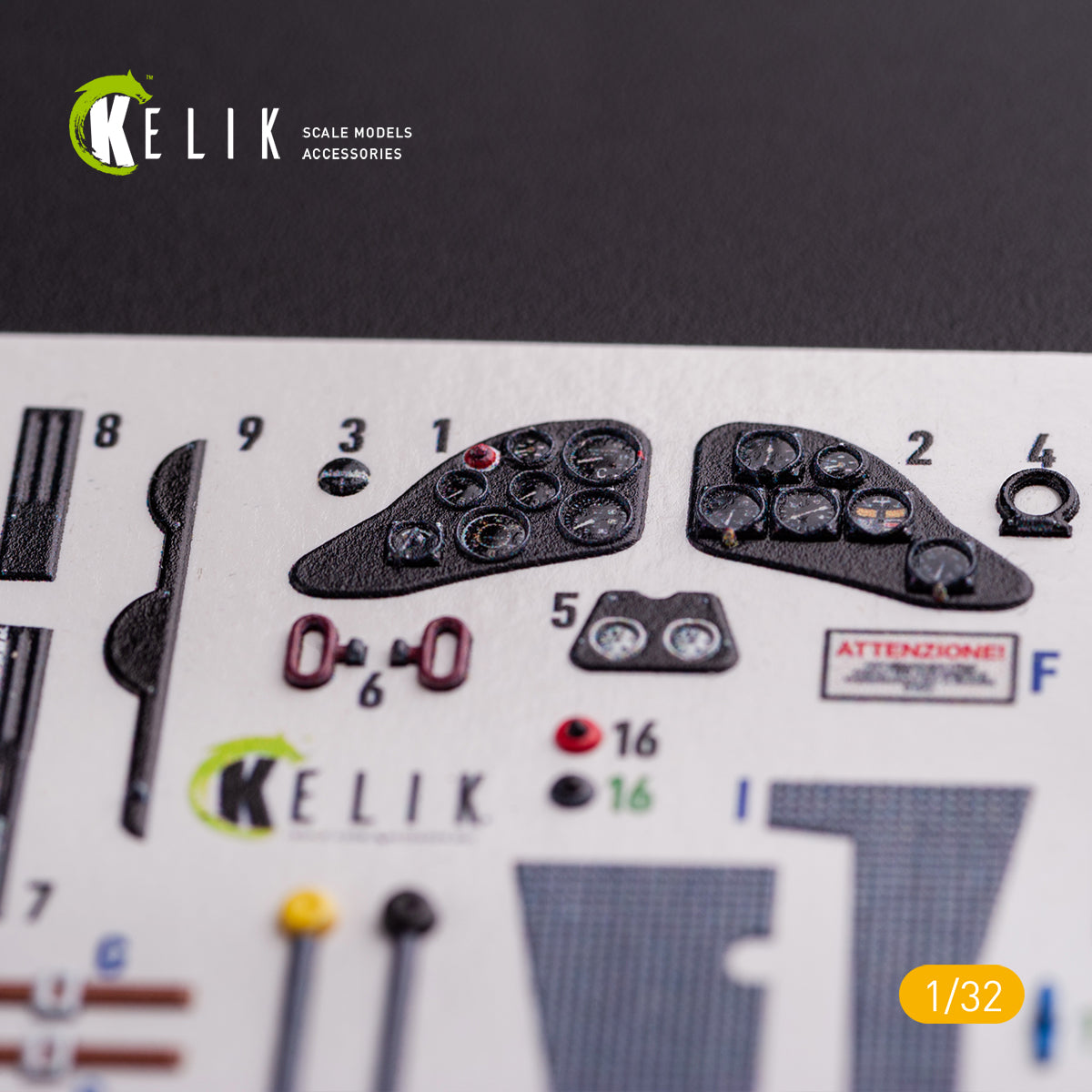 Kelik K3D32019 1:32 Fiat CR.42 LW