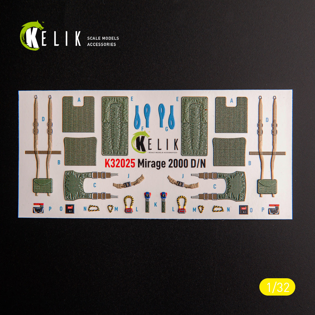 Kelik K3D32025 1:32 Dassault_Mirage 2000D/N