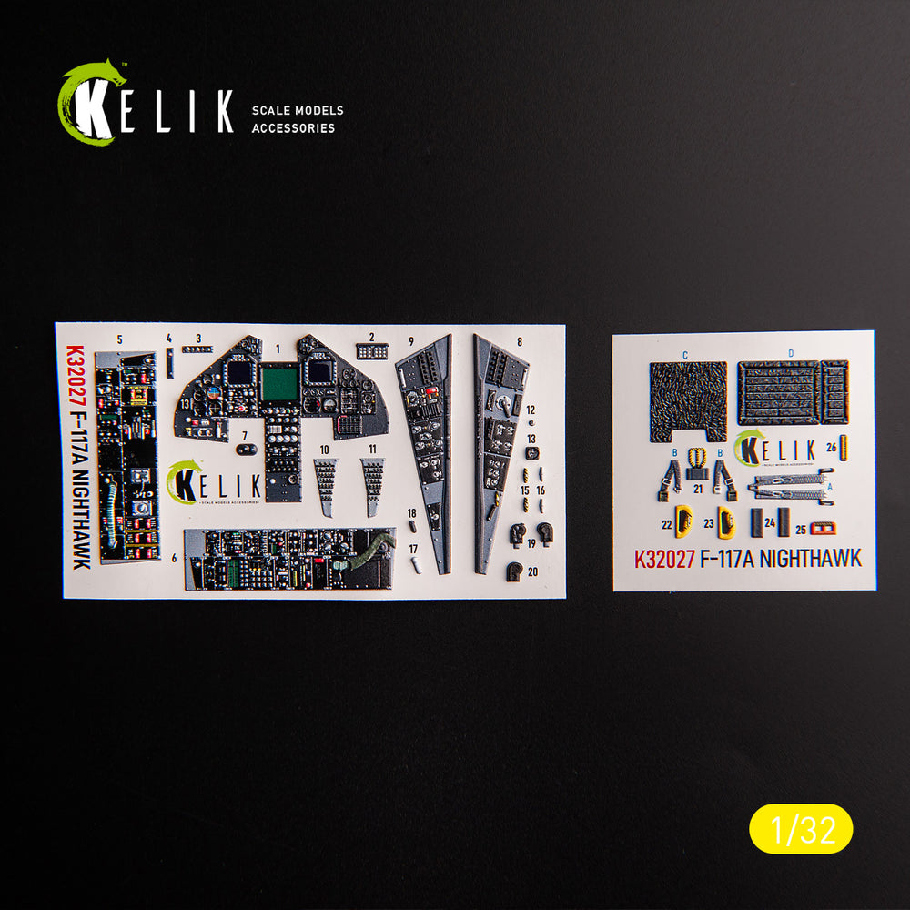 Kelik K3D32027 1:32 Lockheed F-117A