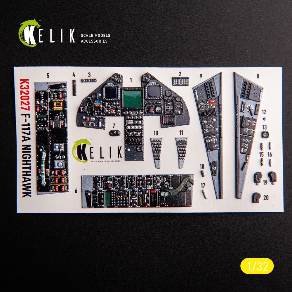 Kelik K3D32027 1:32 Lockheed F-117A