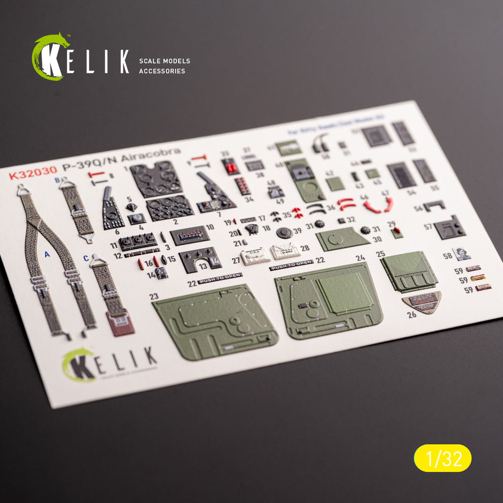 Kelik K3D32030 1:32 Bell P-39Q/N Airacobra