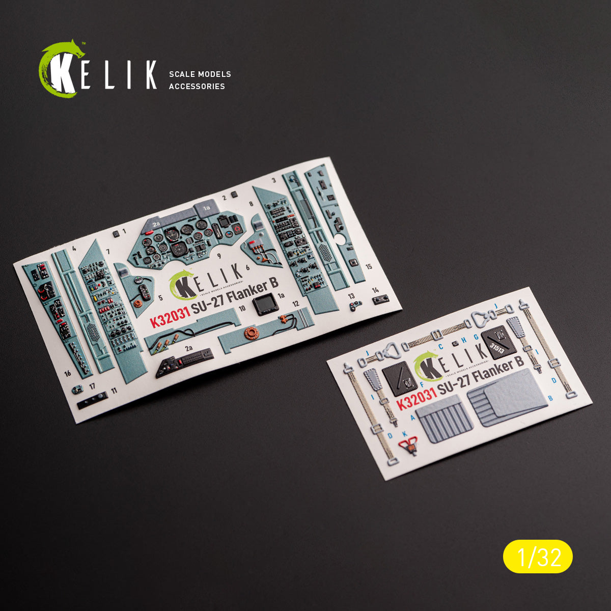 Kelik K3D32031 1:32 Sukhoi Su-27