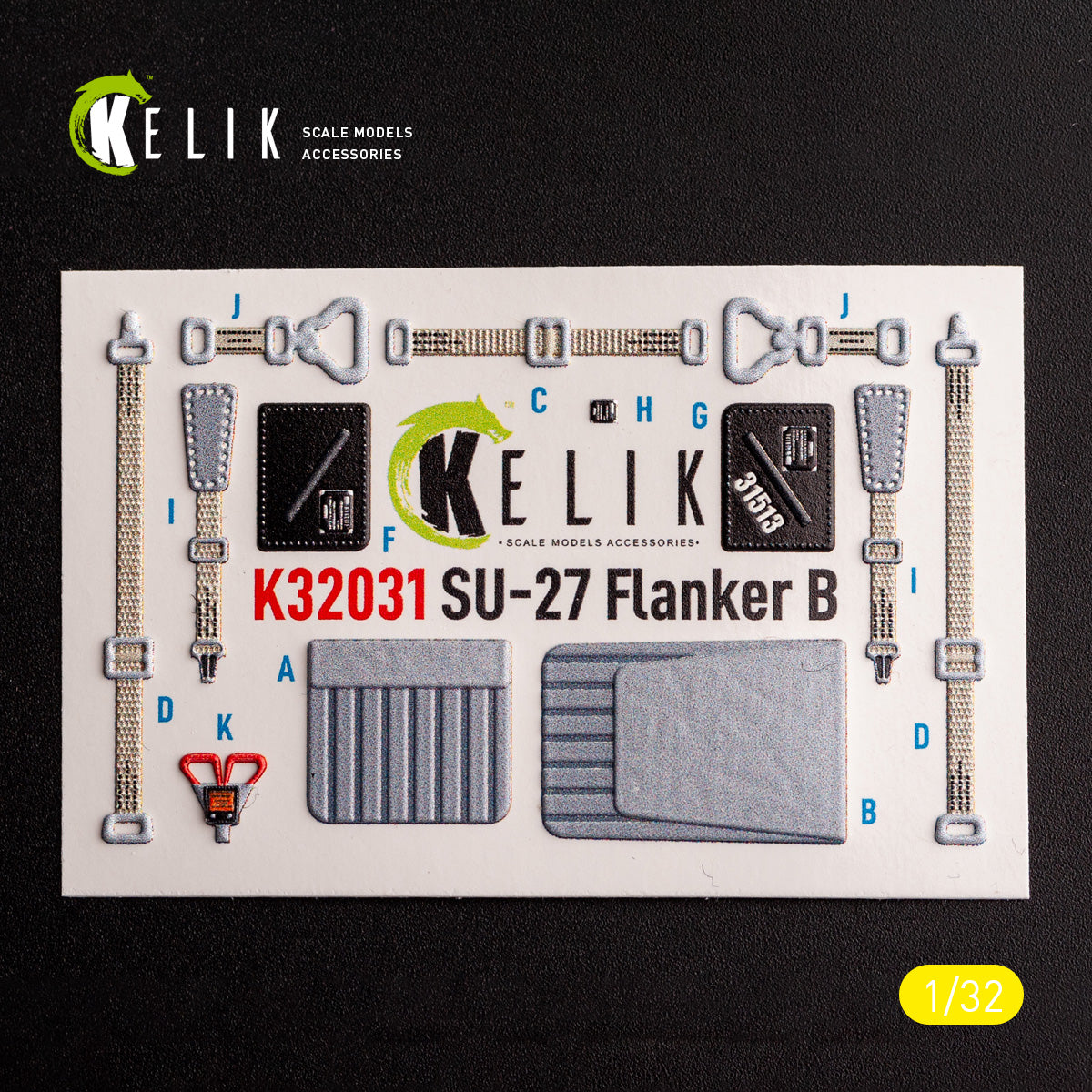 Kelik K3D32031 1:32 Sukhoi Su-27