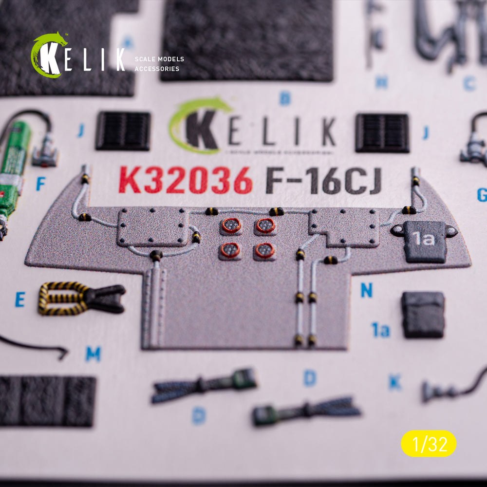Kelik K3D32036 1:32 Lockheed-Martin F-16CJ Fighting Falcon