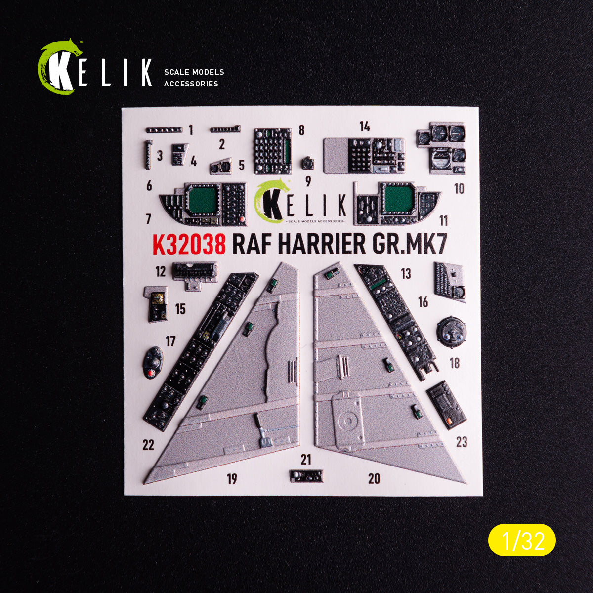 Kelik K3D32038 1:32 GR.7 Harrier