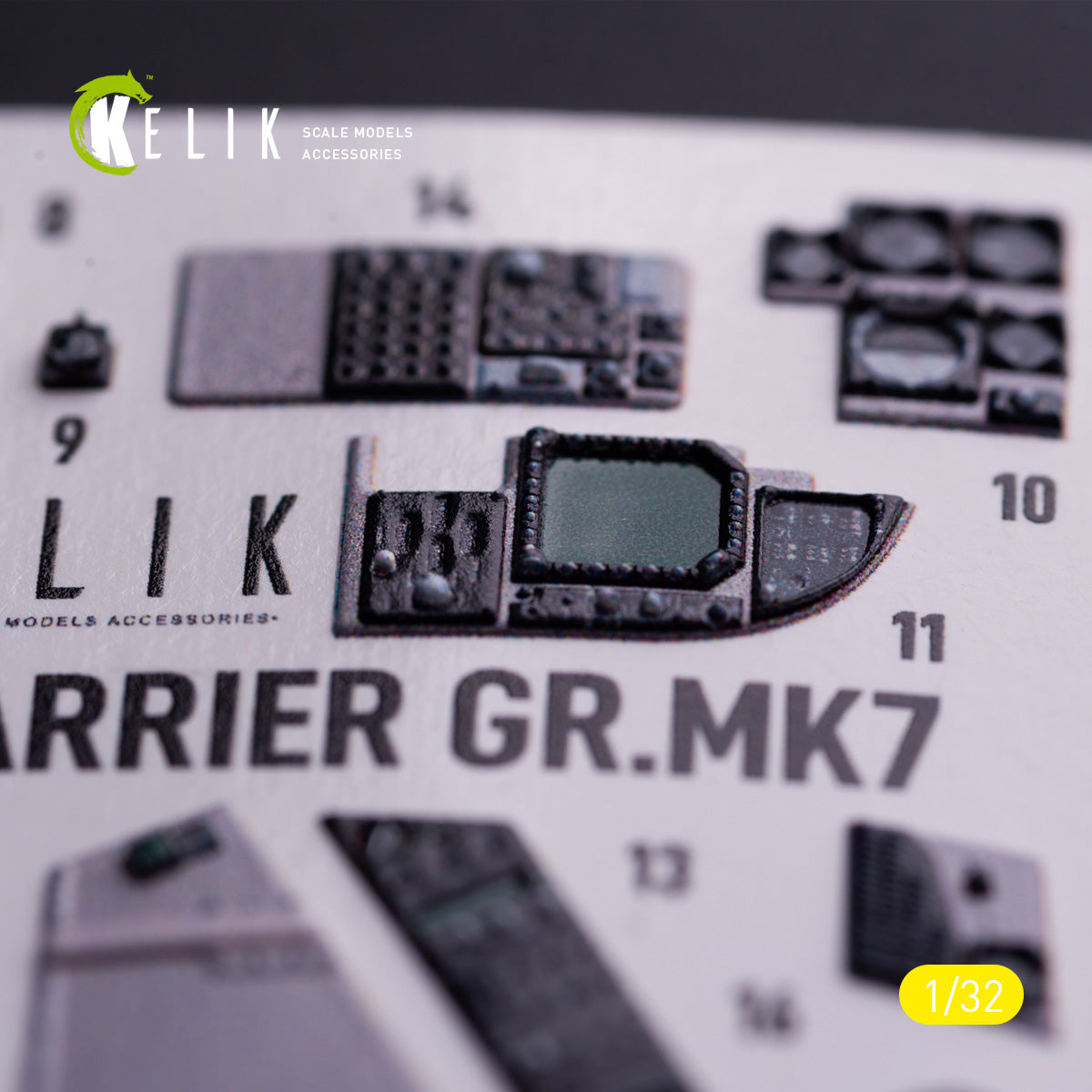 Kelik K3D32038 1:32 GR.7 Harrier