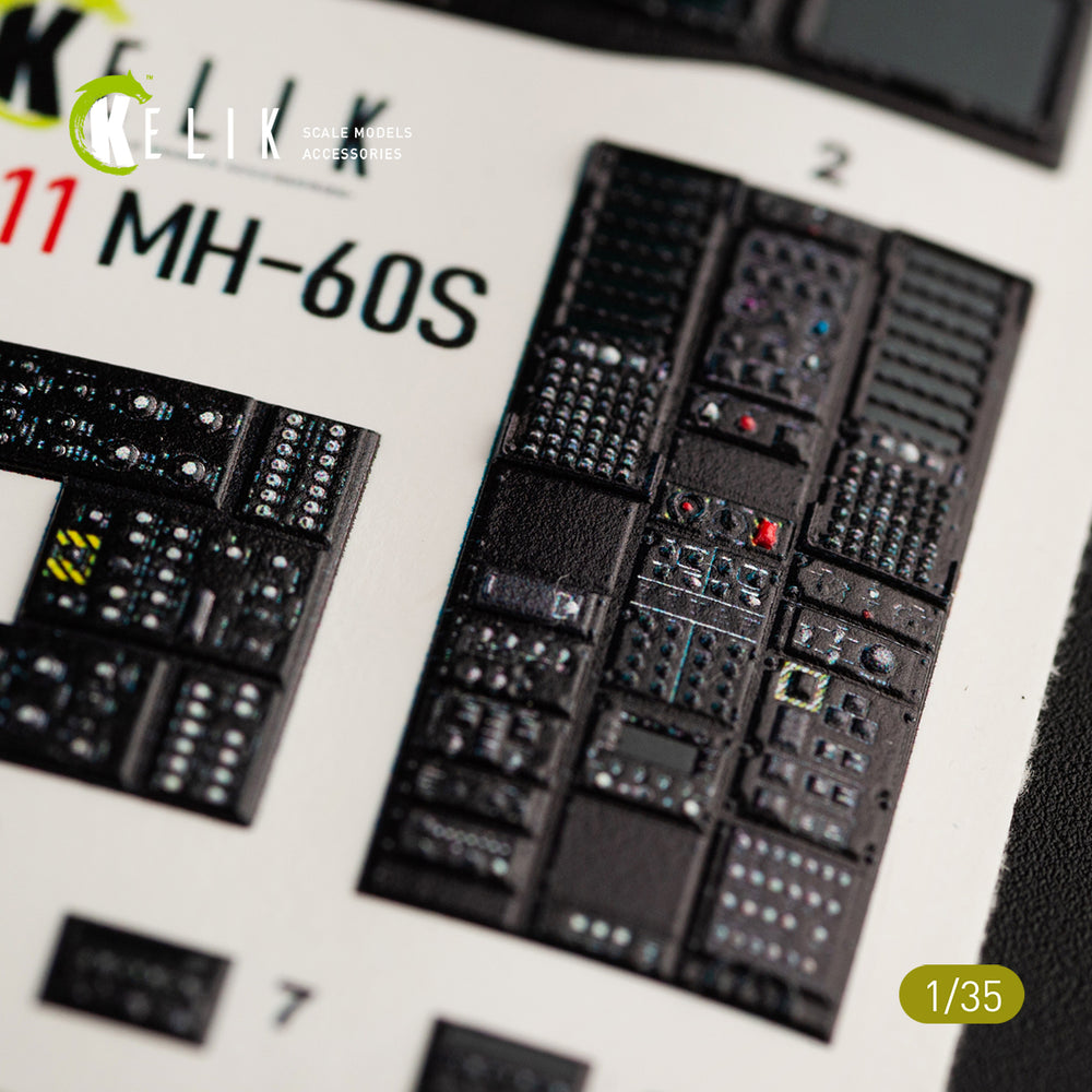 Kelik K3D35011 1:35 Sikorsky MH-60S Knight Hawk interior