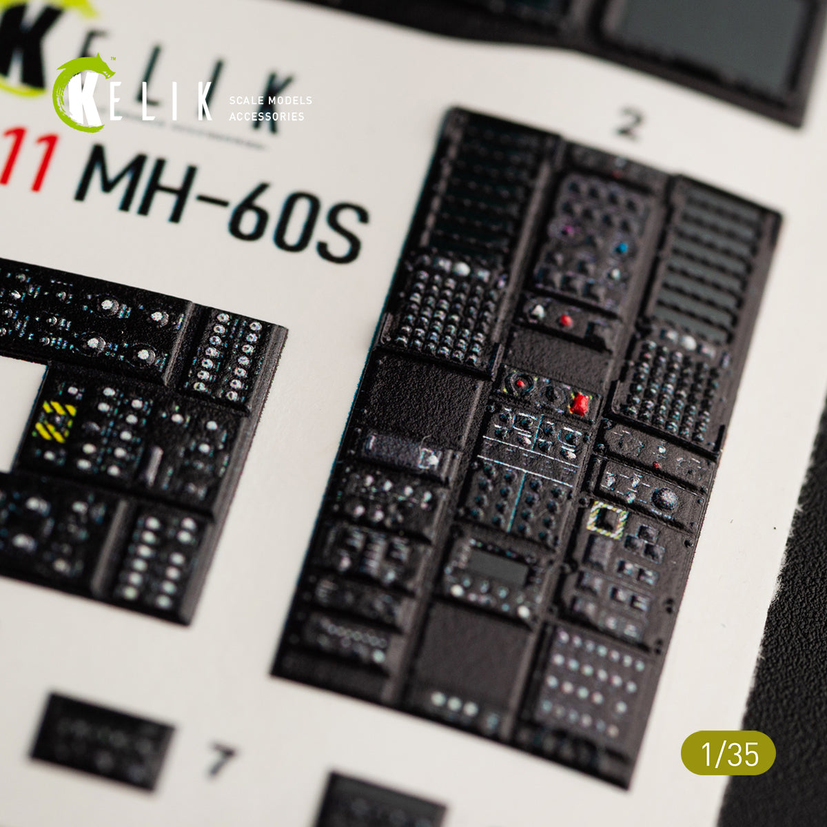 Kelik K3D35011 1:35 Sikorsky MH-60S Knight Hawk interior