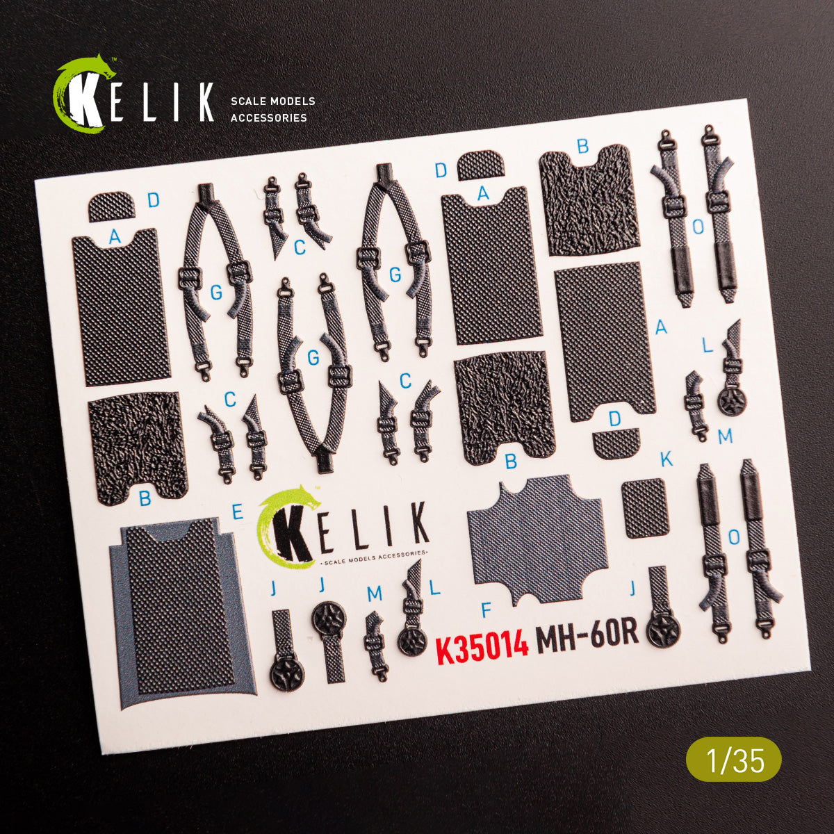 Kelik K3D35014 1:35 Sikorsky MH-60R interior 3D-decals