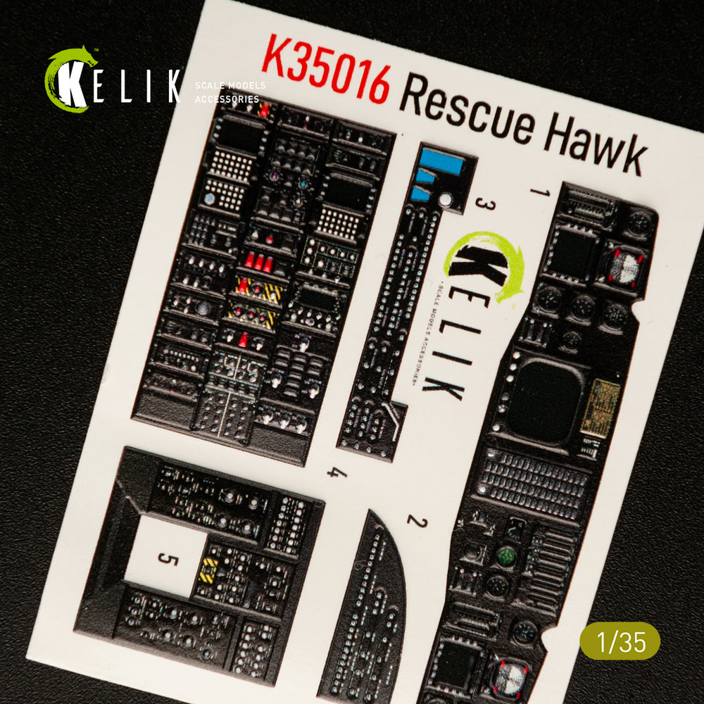 Kelik K3D35016 1:35 Sikorsky HH-60H Rescue Hawk interior
