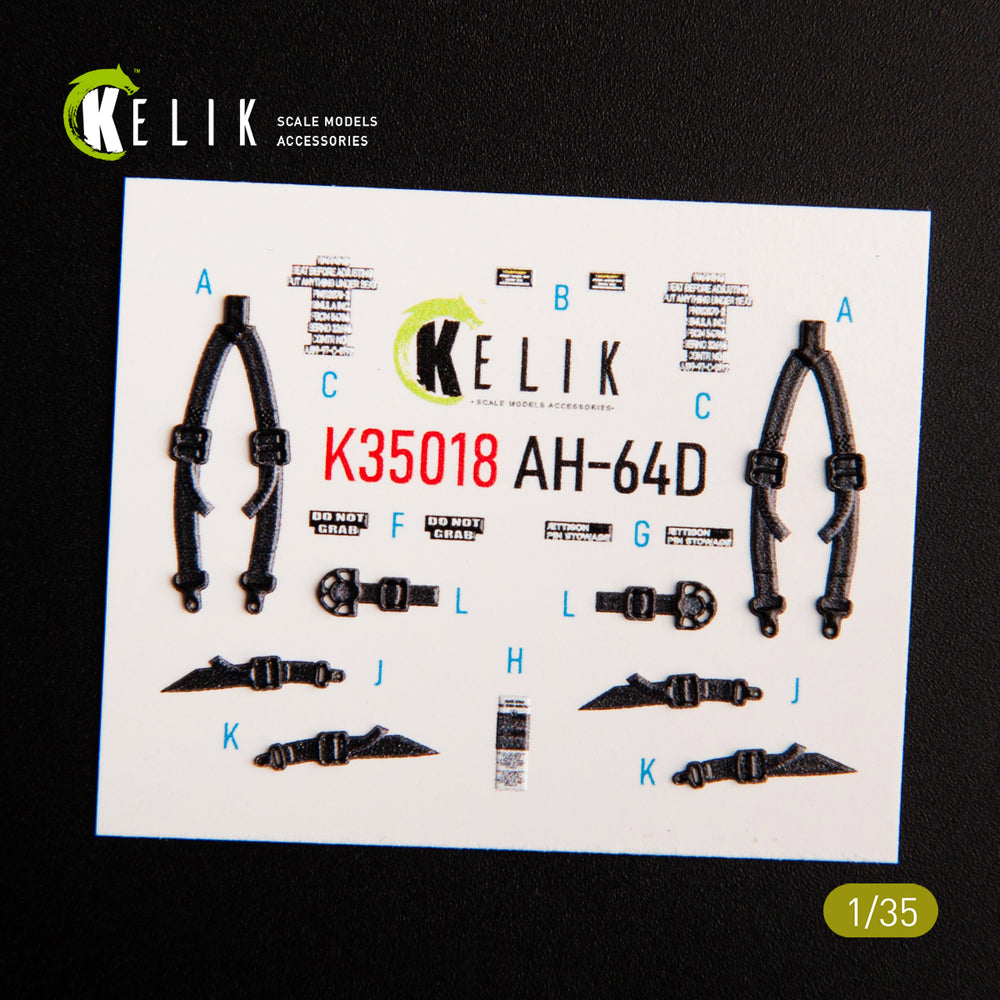 Kelik K3D35018 1:35 Bell/Boeing AH-64D Apache interior