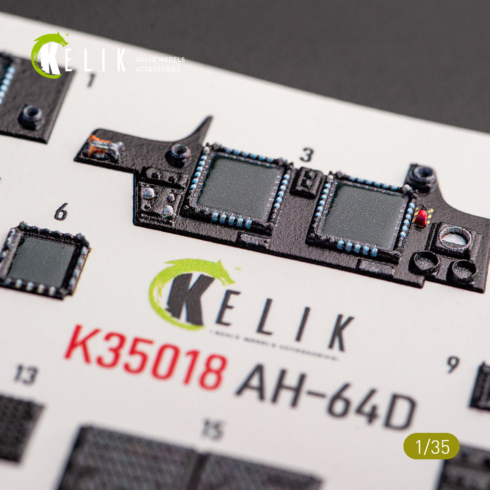 Kelik K3D35018 1:35 Bell/Boeing AH-64D Apache interior