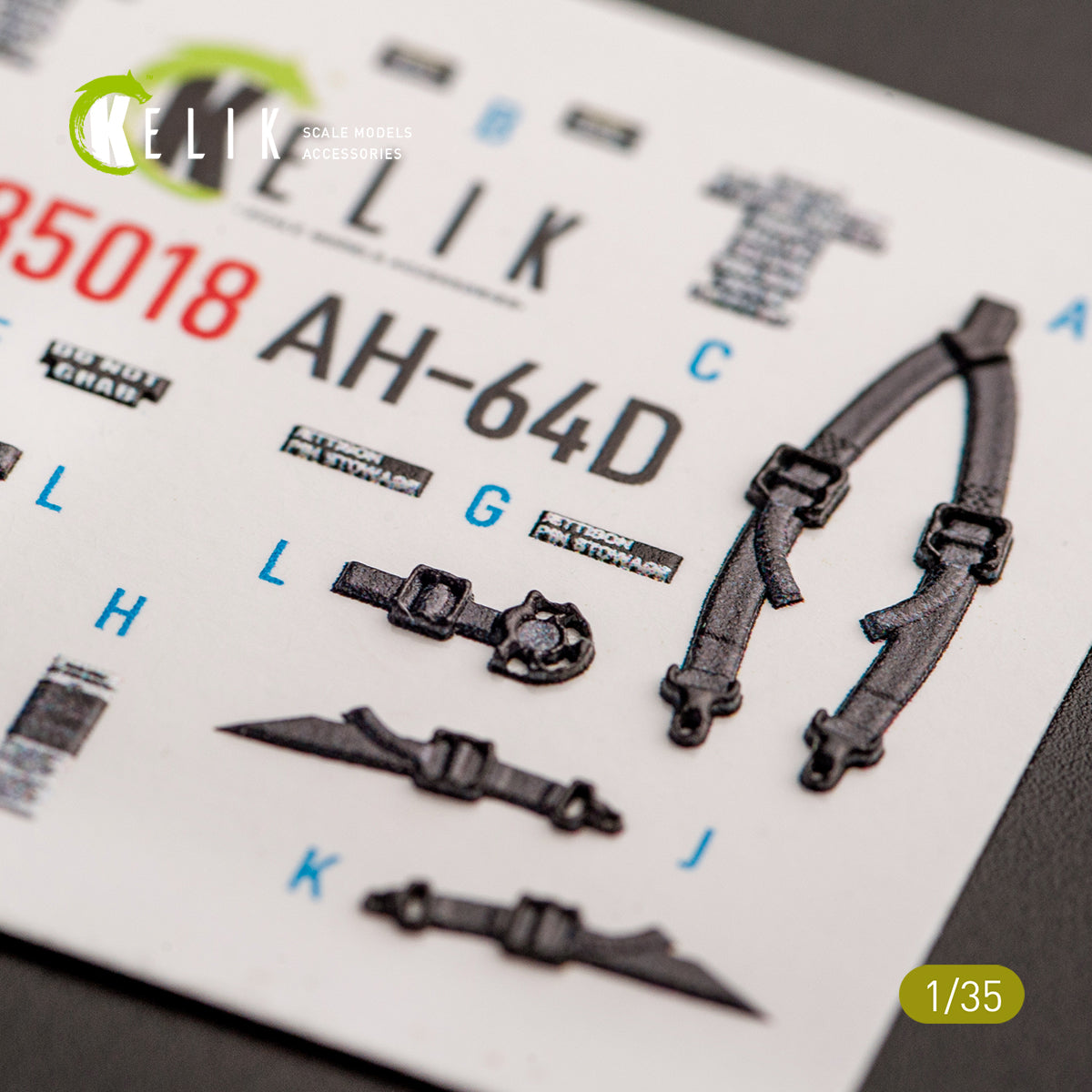 Kelik K3D35018 1:35 Bell/Boeing AH-64D Apache interior