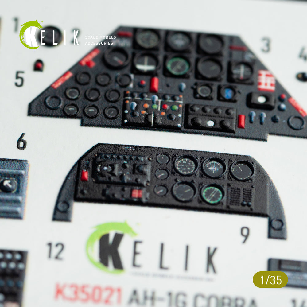 Kelik K3D35021 1:35 Bell AH-1G "Cobra" interior