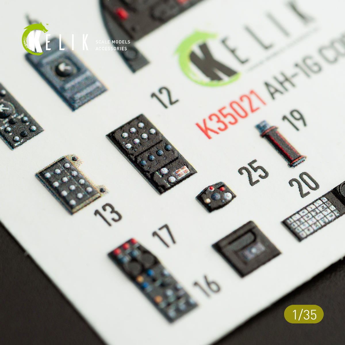 Kelik K3D35021 1:35 Bell AH-1G "Cobra" interior