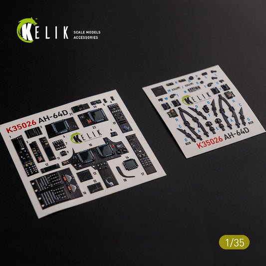 Kelik K3D35026 1:35 Bell/Boeing AH-64D Apache interior