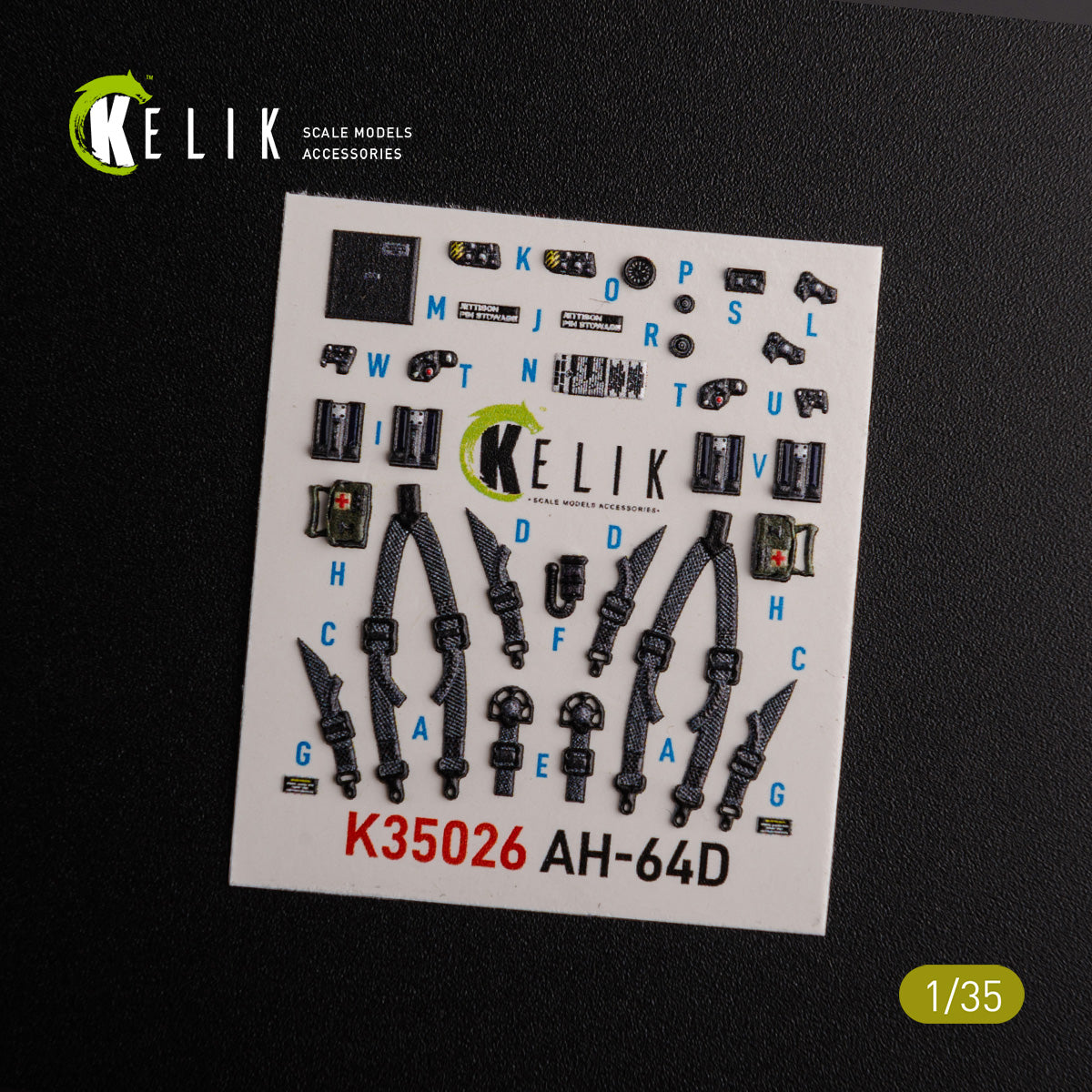 Kelik K3D35026 1:35 Bell/Boeing AH-64D Apache interior