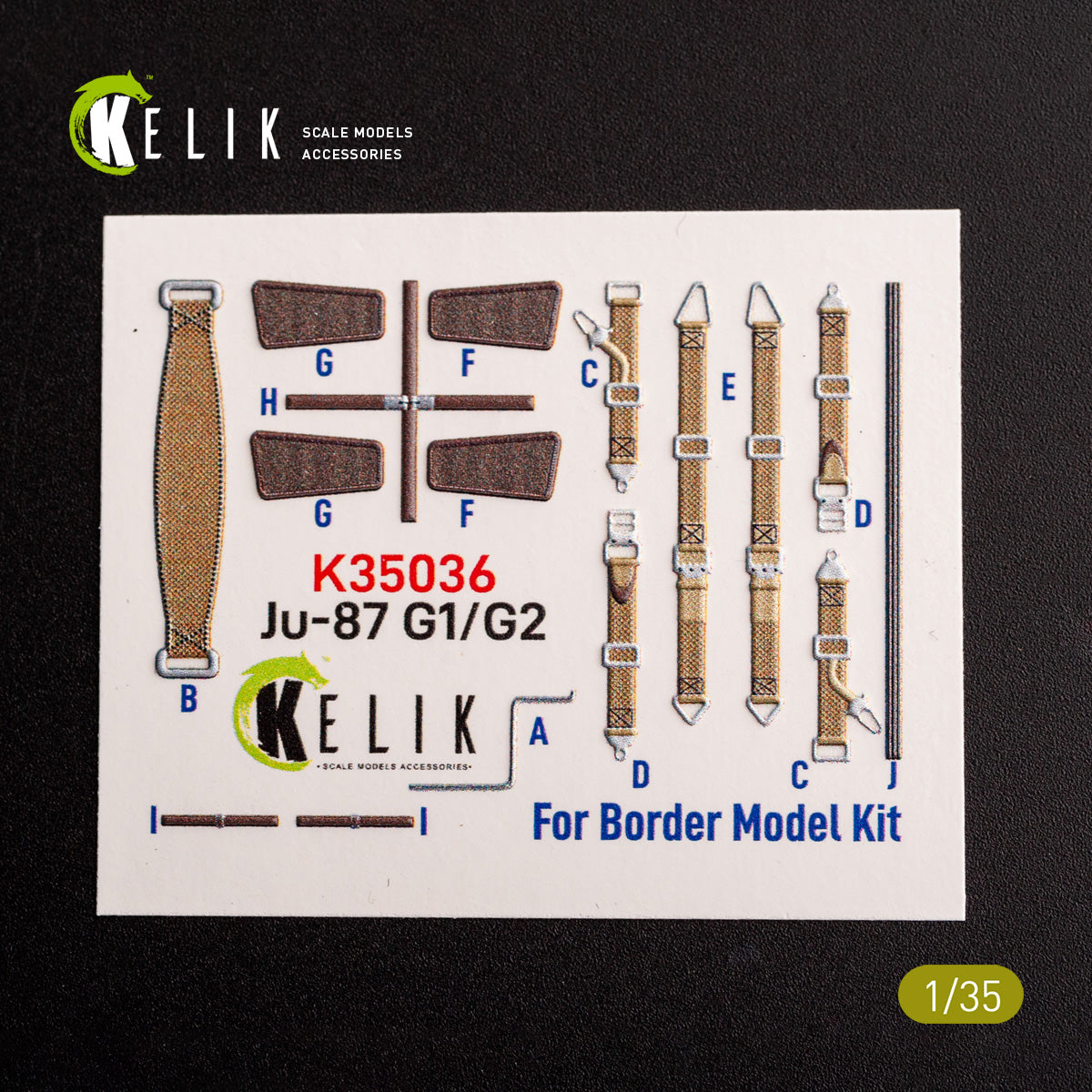 Kelik K3D35036 1:35 Junkers Ju-87G1/G2 Stuka