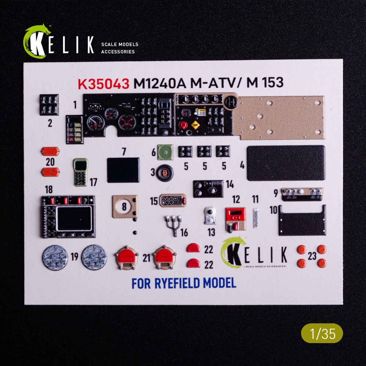 Kelik K3D35043 1:35 M1240A M-ATV