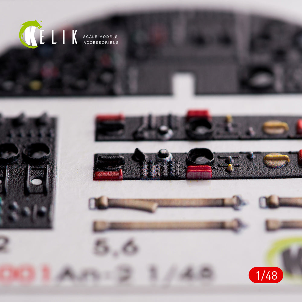 Kelik K3D48001 1:48 Antonov AN-2 Colt interior