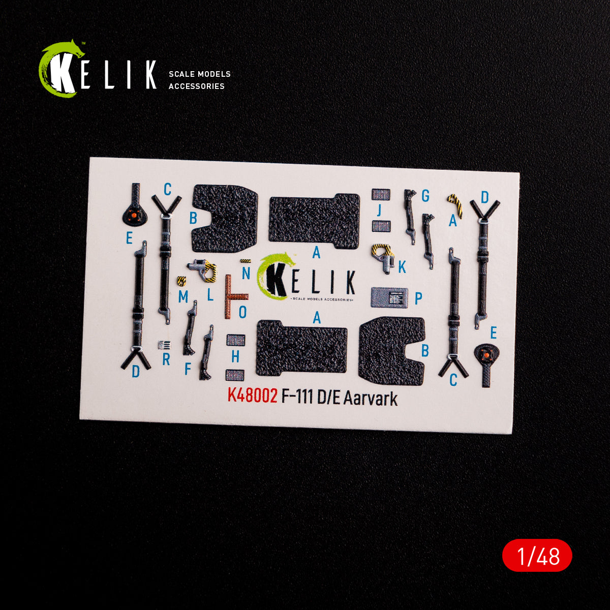 Kelik K3D48002 1:48 General-Dynamics F-111D/F-111E Aardvark interior