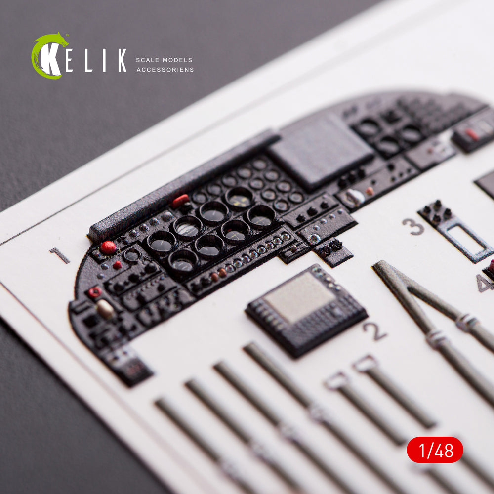 Kelik K3D48007 1:48 Cessna A-37B Dragon Fly interior