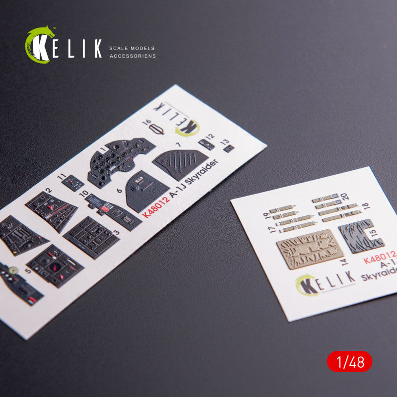 Kelik K3D48012 1:48 Douglas A-1J Skyraider interior
